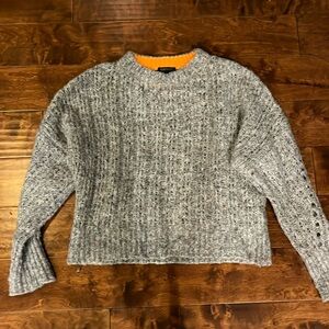Grey with flecks of Orange Topshop Sweater